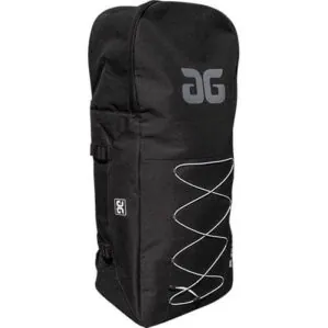 Aquaglide inflatable paddleboard storage backpack in black.