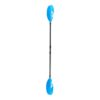 The Aquaglide Orion 4 PC Adjustable Kayak Paddle. Fiberglass/Carbon blend back shaft and blue glass reinforced paddle blades.