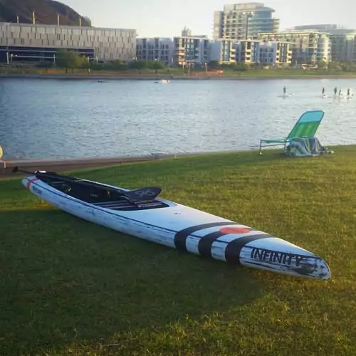 Infinity Whiplash out on the grass at Tempe Town Lake