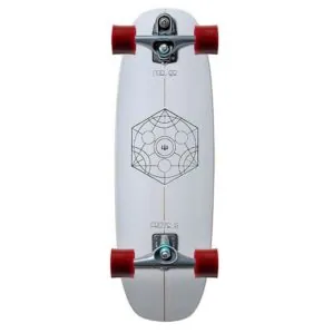 Carver Proteus skateboard with C7 Trucks.