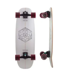 Carver Proteus skateboard with CX black trucks.