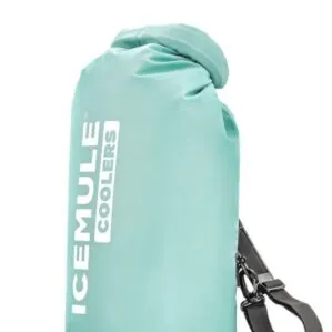 Ice Mule soft cooler front image seafoam