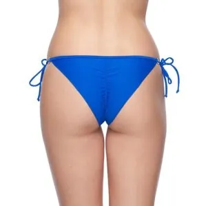 Body Glove bikini bottoms in blue back image.