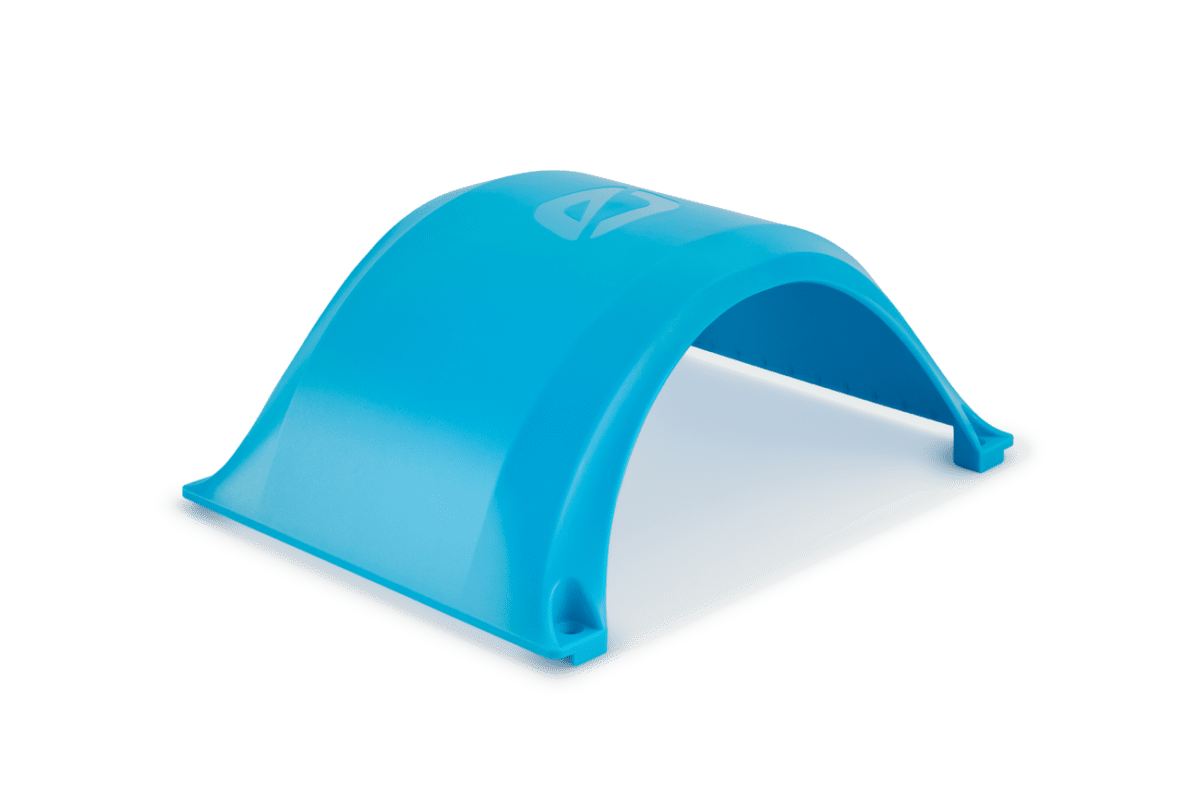 Future Motion OneWheel XR Fender in hot blue.