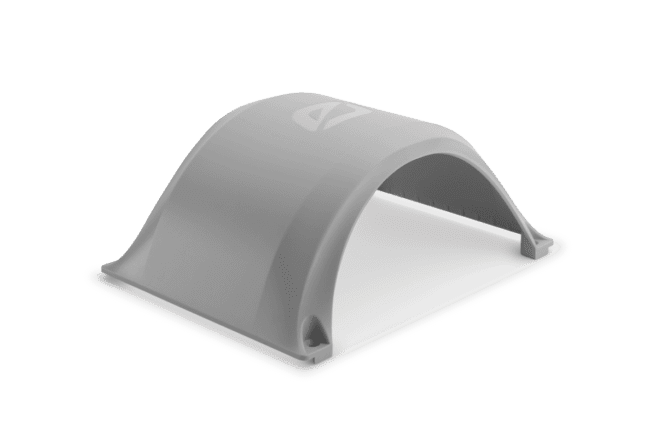 Future Motion OneWheel XR Fender in light gray.