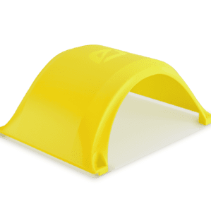 Future Motion OneWheel XR Fender in fluorescent yellow.