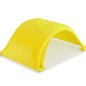 Future Motion OneWheel XR Fender in fluorescent yellow.