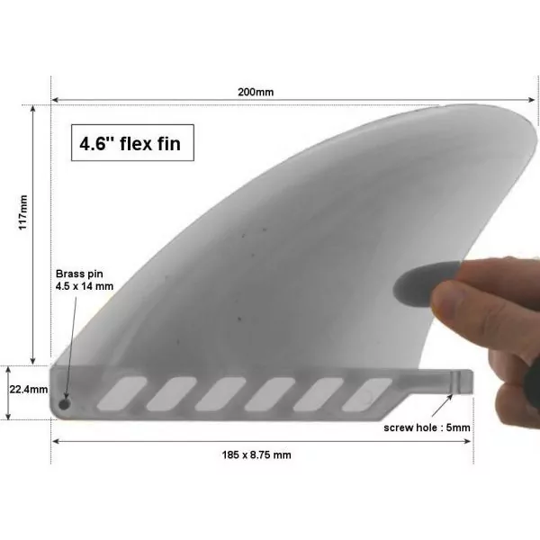 River flex fin dimensions image