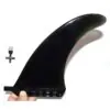 8" soft flex fin and tool-free fin screw.