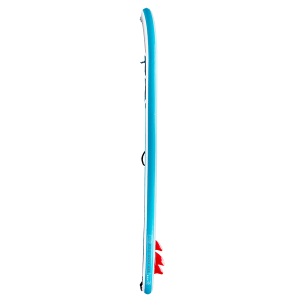 Red Paddle Co 10'6" Ride MSL inflatable paddleboard side view image