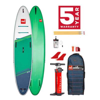 12'6 Red Paddle Co Voyager and accessories