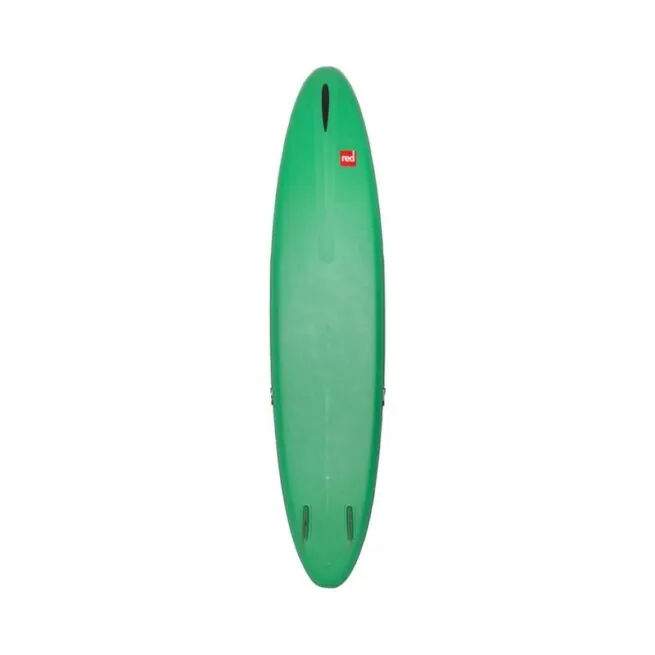 Red Paddle 12'6" Voyager touring SUP bottom in green. Available at Riverbound Sports store in Tempe.