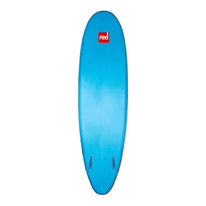 The new 2021 Red Paddle Company Ride 9'8" SUP bottom view.Buy online at Riverbound Sports.