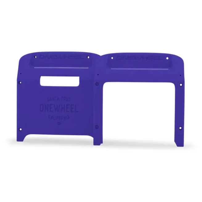 OneWheel XR bumpers in purple by Future Motion. Available at authorized retailer, Riverbound Sports.