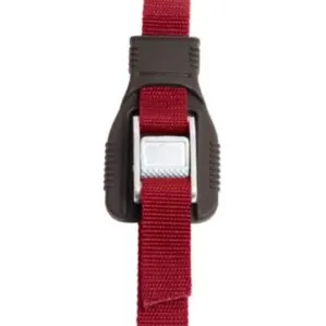 9 foot Riverside paddleboard and kayak straps in red.