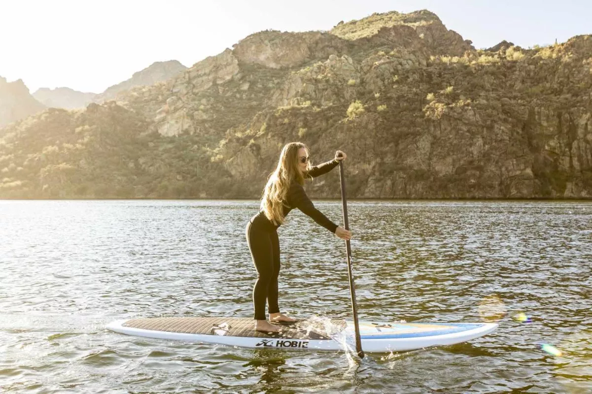 Winter paddling in Arizona