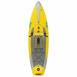 Hobie Mirgae Eclipse top view image in solar yellow.