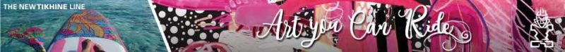 Art you can ride banner for the Starboard Tikhine Dot Paddleboard