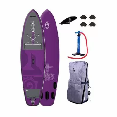 Starboard Crossover Stream 11' purple addition package in red.