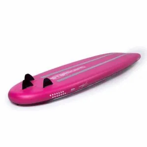 Bottom fin section view of the Starboard Tikhine Sun inflatable SUP
