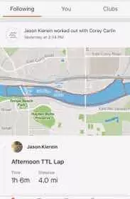 Strava paddle at Tempe Town Lake