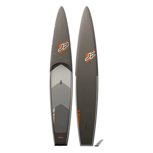 JP Australia Biax version of the AllWater GT touring SUP front and back view.