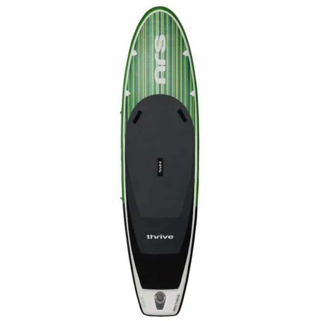 NRS Thrive 10'3" green inflatable SUP deck.
