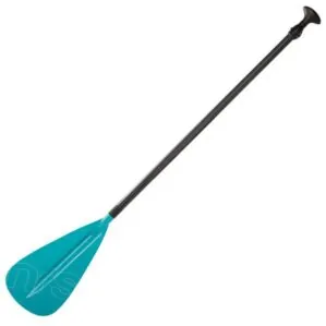 NRS Quest adjustable paddle in green back.