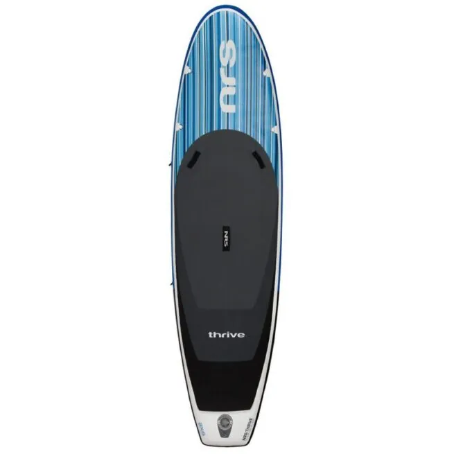 NRS Thrive 10'8" blue inflatable SUP deck.