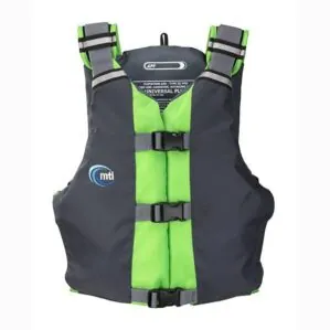 MTI APF Universal life jacket front in green/