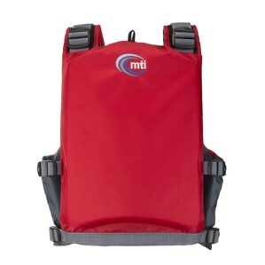 MTI APF Universal life jacket back in red.