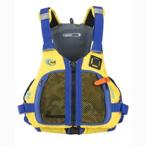MTI Destiny womens PFD in lemon yellow front view..