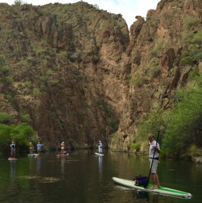 Arizona's Hobie adventures with Suzi and Nate.