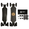 Evolve GTX 2N1 electric skateboard top and bottom view