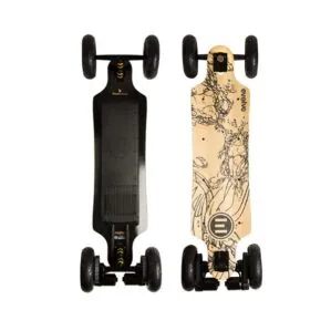 Evolve Bamboo GT AT electric skateboard at Riverbound Sports.