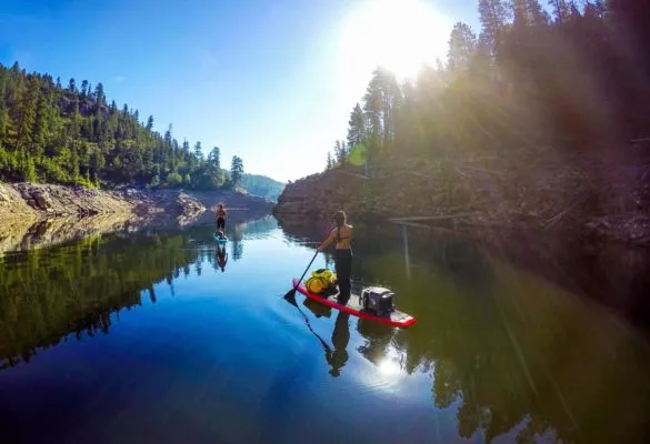 Paddle boarding Blue Ridge