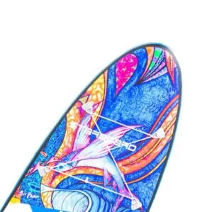 2019 Starboard Tikhine Wave art graphics top view.