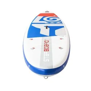 Starboard Zenlite technolgy all around inflatable SUP front view at Riverbound Sports