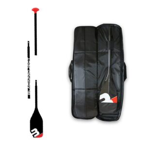 Black Project travel paddle with paddle bag