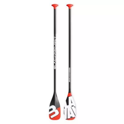 Black Project Lava fixed length performance carbon paddle face and power blade side. Available at riverbound Sports store in Tempe, Arizona.
