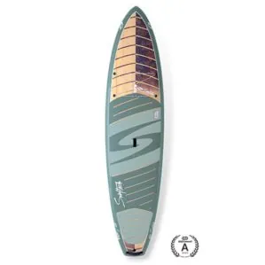 SUP Connect A Rating for the Surftech prAna Aleka V-Tech designed board by Joe Bark.
