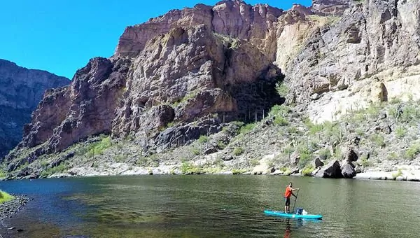 Riverbound Sports Annual Fall Paddle to the Dam.