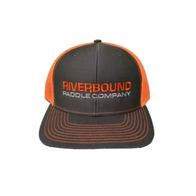 Riverbound Sports Orange & Charcoal Richardson hat available online or in store.