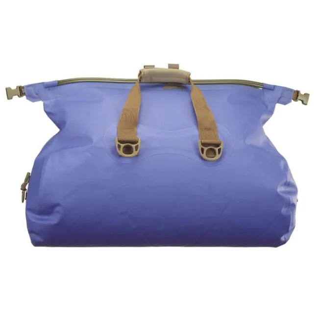Full view of the Watershed Yukon Blue Duffel Dry Bag available at Riverbound Sports Paddle Company.