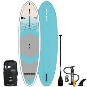 2021 SIC Maui TAO 10'6: inflatable SUP package with teal board.