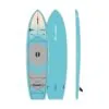 SIC Mangrove 10'6" SUP in light blue with top, bottom and sid view.