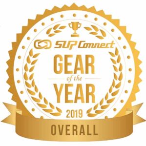 SUP Connect Magazine 2019 Gear of the Year award for overall paddle board. The winner is the SIC Okeanos touring board.