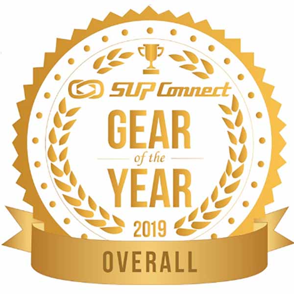 SUP Connect Magazine 2019 Gear of the Year award for overall paddle board. The winner is the SIC Okeanos touring board.