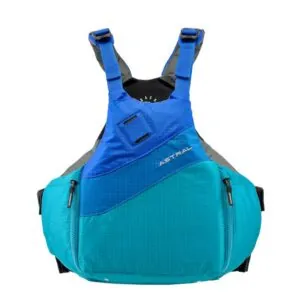 The Astral YTV SE front view in big water blue. Available at Riverbound Sports in Tempe, Arizona.