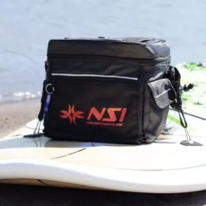 NSI rubber plate and spectra loop tie-down cooler strap.